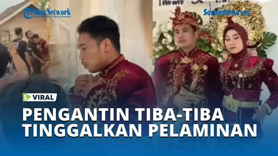 Viral Video of a Bride and Groom in Central Lombok Suddenly Leaving the Wedding Stage