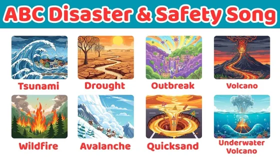 ABC Disaster & Safety Song Learn Natural Disasters A–Z Protect Earth